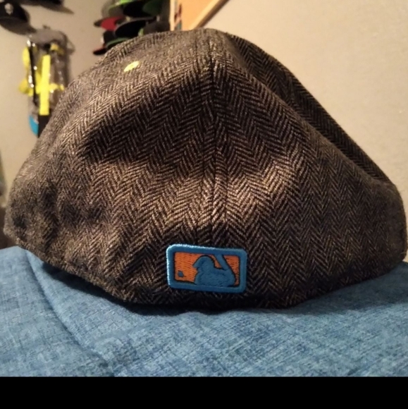Miami Marlins Herr-Pop Fitted Wool + Poly Hat - Picture 5 of 6